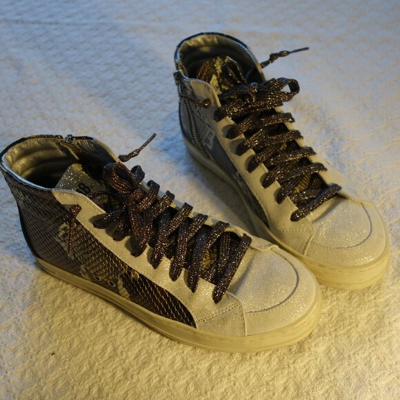 P448 Skate Python Print Hi-Tops - Picture 15 of 16